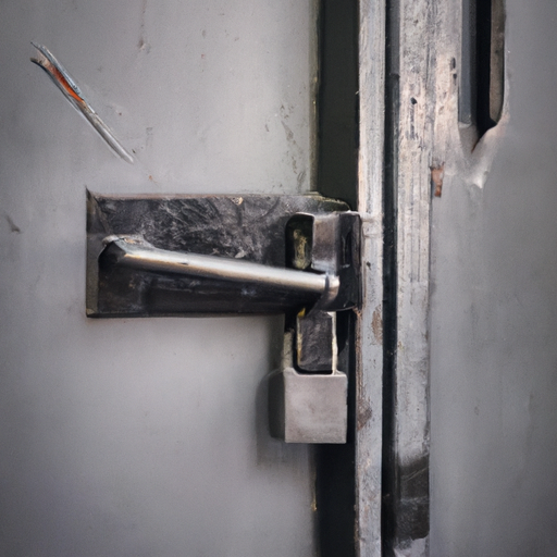 1. תמונה המציגה דלת עם בעיות נפוצות כמו צירים חורקים ומנעולים תקועים.