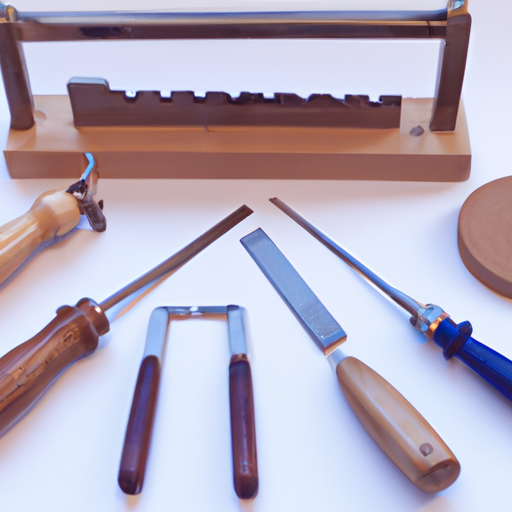 ערכת כלים למתחילים לעיבוד עץ המראה מגוון כלים