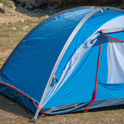 תמונה של אוהל קמפינג מרווח ומובנה שהוקם במדבר