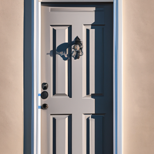 3. תמונה של דלת כניסה פשוטה אך מסוגננת, המייצגת חיסכון מבלי לוותר על איכות.