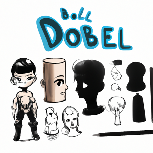 סקיצות וכלי עיצוב ליצירת בובת Bobble Head